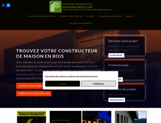 maisons-bois.com screenshot