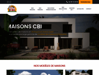 maisons-cbi.com screenshot