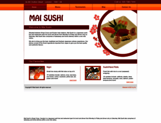 maisushi.co.uk screenshot