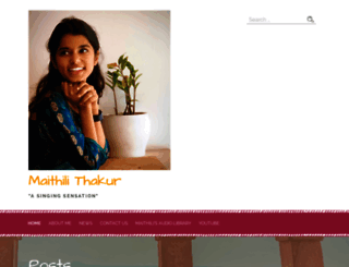 maithilithakur.com screenshot