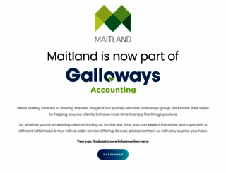 maitlandca.co.uk screenshot