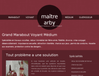 maitre-arby.com screenshot