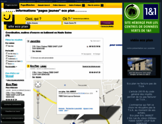 maitre-oeuvre-batiment-pages-jaunes.eco-plan.fr screenshot