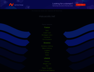 maiuscolo.net screenshot
