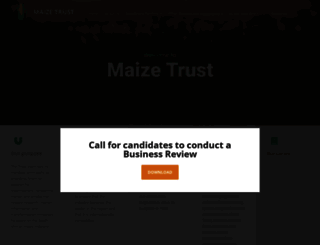 maizetrust.co.za screenshot