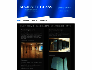 majestic-glass.com screenshot