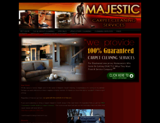 majesticcarpetcleaning.net screenshot