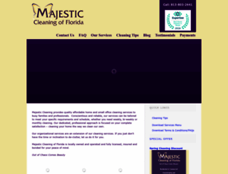 majesticcleaningfl.com screenshot