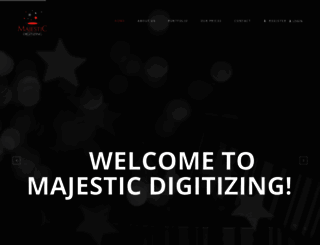 majesticdigitizing.net screenshot