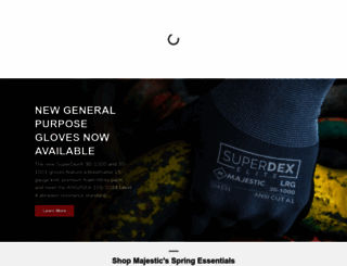 majesticglove.com screenshot