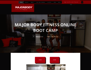 majorbodyfitness.com screenshot