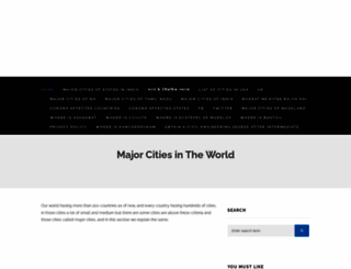 majorcitiesofworld.com screenshot