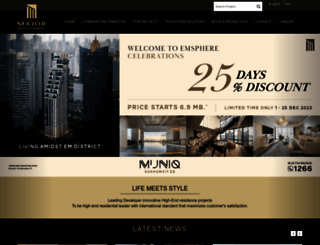 majordevelopment.co.th screenshot