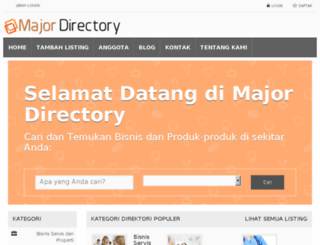 majordirectory.net screenshot