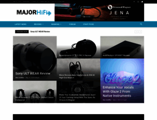majorhifi.com screenshot