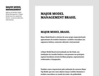 majormodel.org screenshot