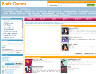 make-food-games-online.bratzgames.biz screenshot