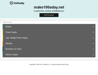 make100aday.net screenshot