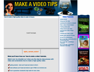 makeavideotips.com screenshot
