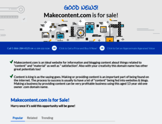 makecontent.com screenshot