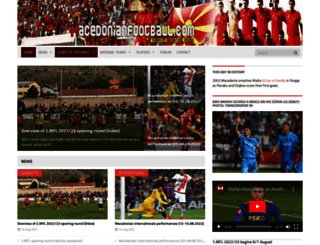 makedonskifudbal.com screenshot