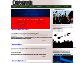 makedonyadauniversite.com screenshot