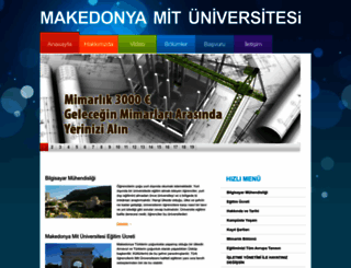 makedonyamituniversitesi.com screenshot