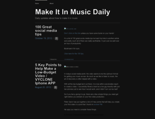 makeitinmusic.wordpress.com screenshot