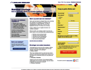 makelaars-vergelijken.nl screenshot