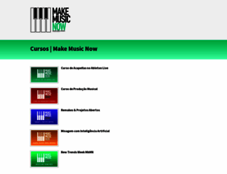 makemusicnow.com.br screenshot