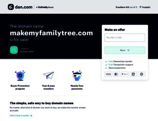 makemyfamilytree.com screenshot