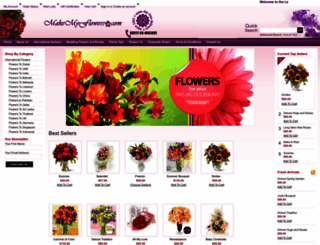 makemyflowers.com screenshot