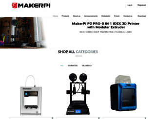 makerpi3d.com screenshot