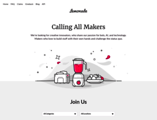 makers.lemonade.com screenshot