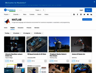 makerzone.mathworks.com screenshot