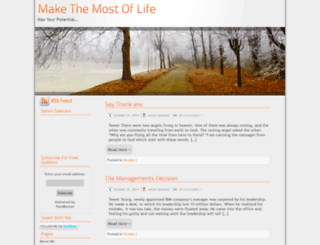 makethemostoflife.net screenshot