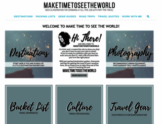 maketimetoseetheworld.com screenshot