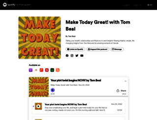 maketodaygreat.com screenshot