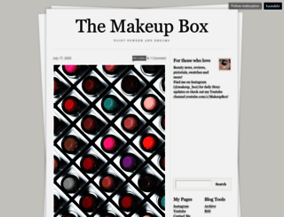 makeup-box.com screenshot