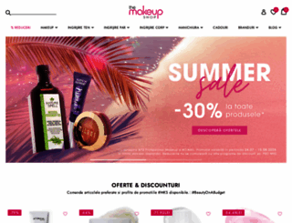 makeup-shop.ro screenshot