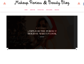 makeupandbeautyblog.in screenshot