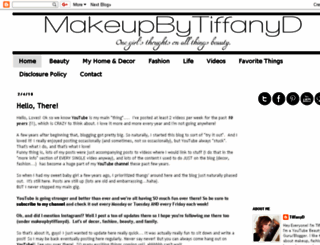 makeupbytiffanyd.blogspot.com screenshot