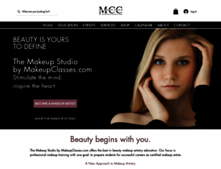 makeupclasses.com screenshot