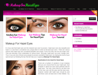 makeupforhazeleyes.com screenshot