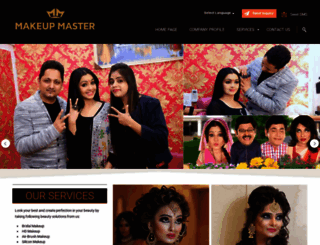 makeupmastersunnysingh.com screenshot