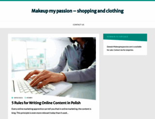 makeupmypassion.com screenshot