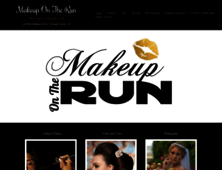 makeupontherun.com screenshot