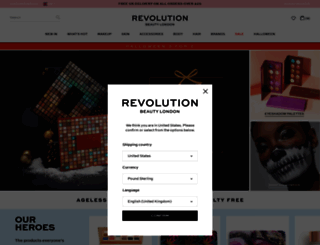 makeuprevolutionusa.com screenshot