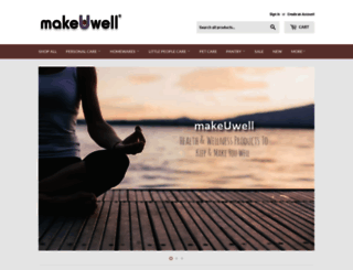 makeuwell.com.au screenshot