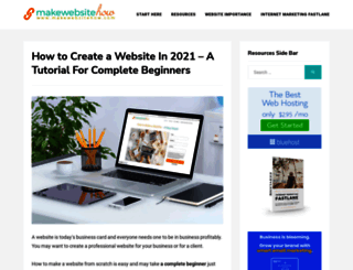 makewebsitehow.com screenshot